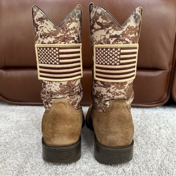 Ariat Camo Patriotic Boots - Picture 2 of 13